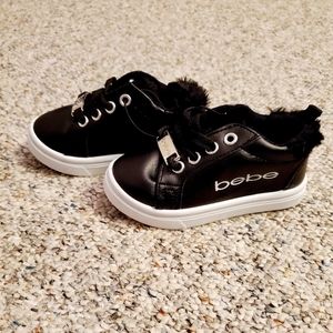 Bebe Girls Toddler Black Sneakers Size 7
